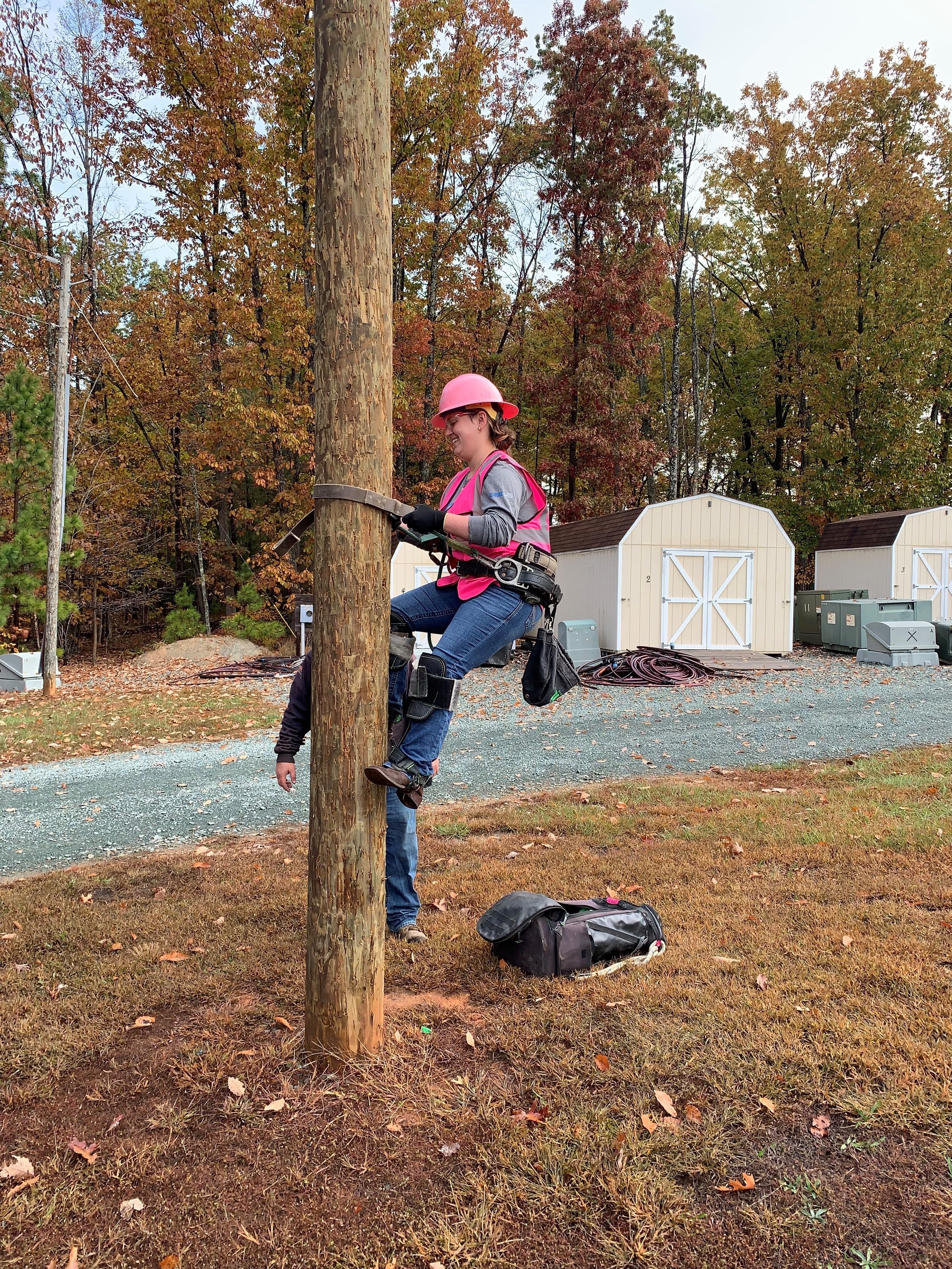 girl power climbing