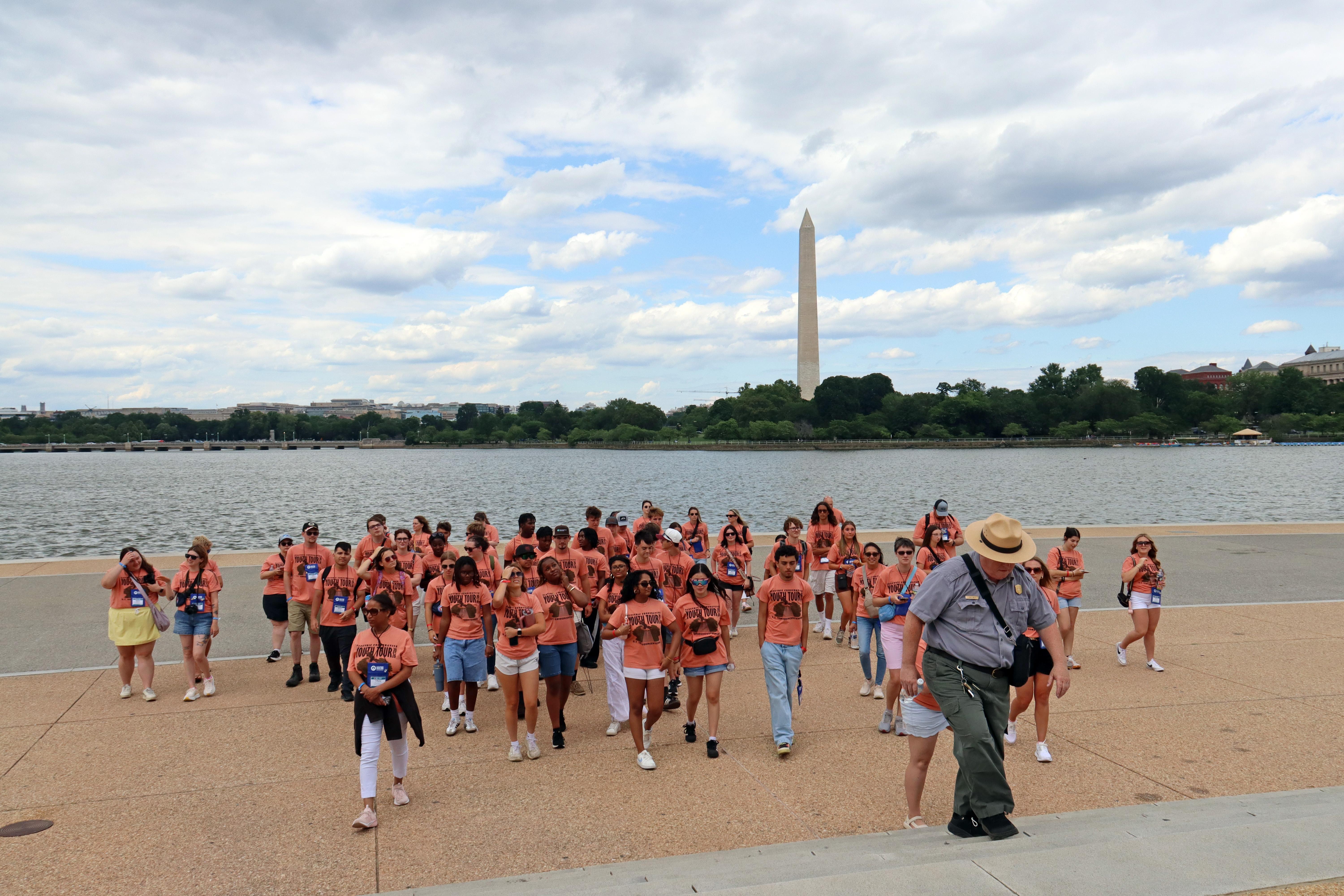 Youth Tour participants tour Washington D.C.