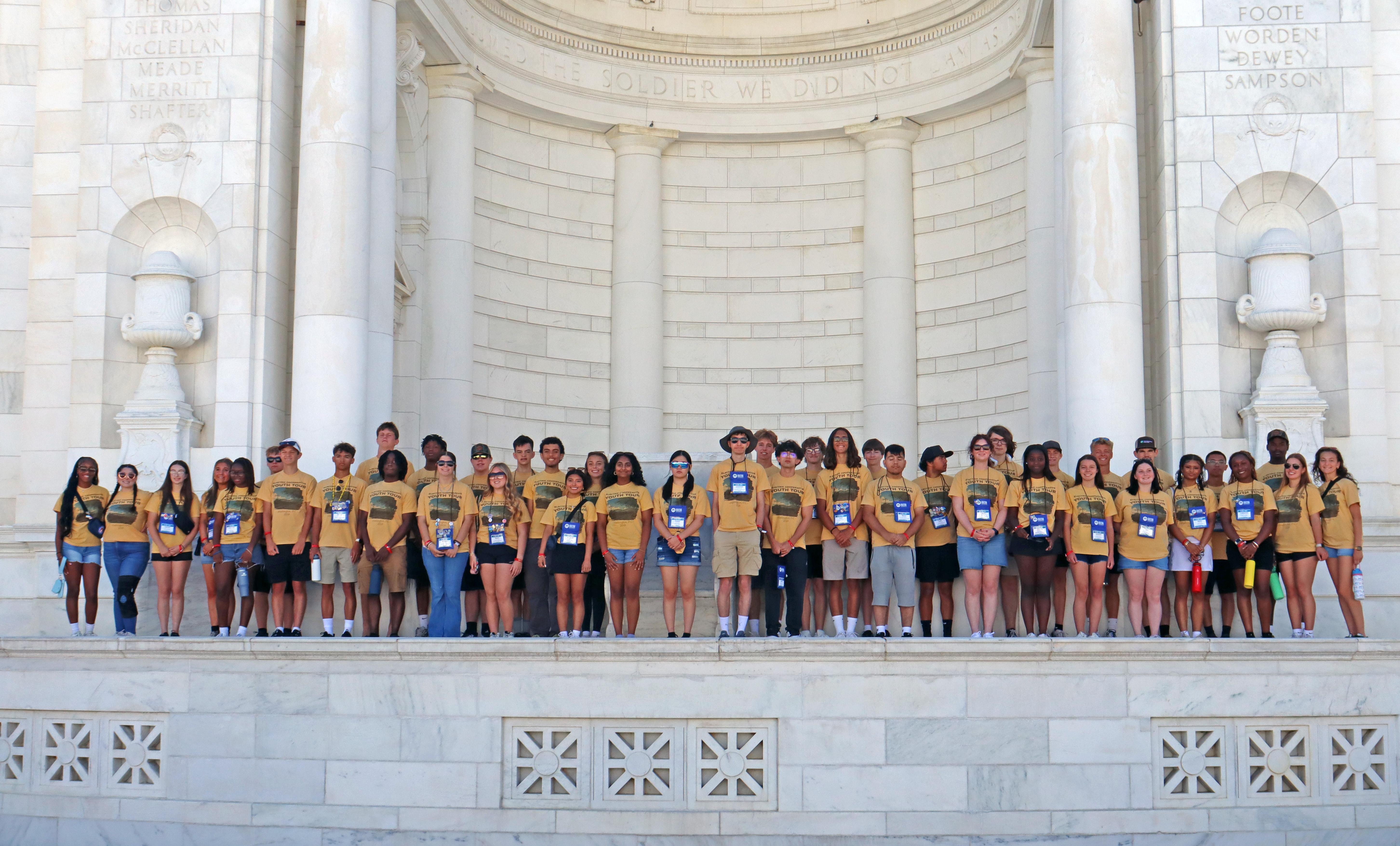 Youth Tour participants tour Washington D.C.