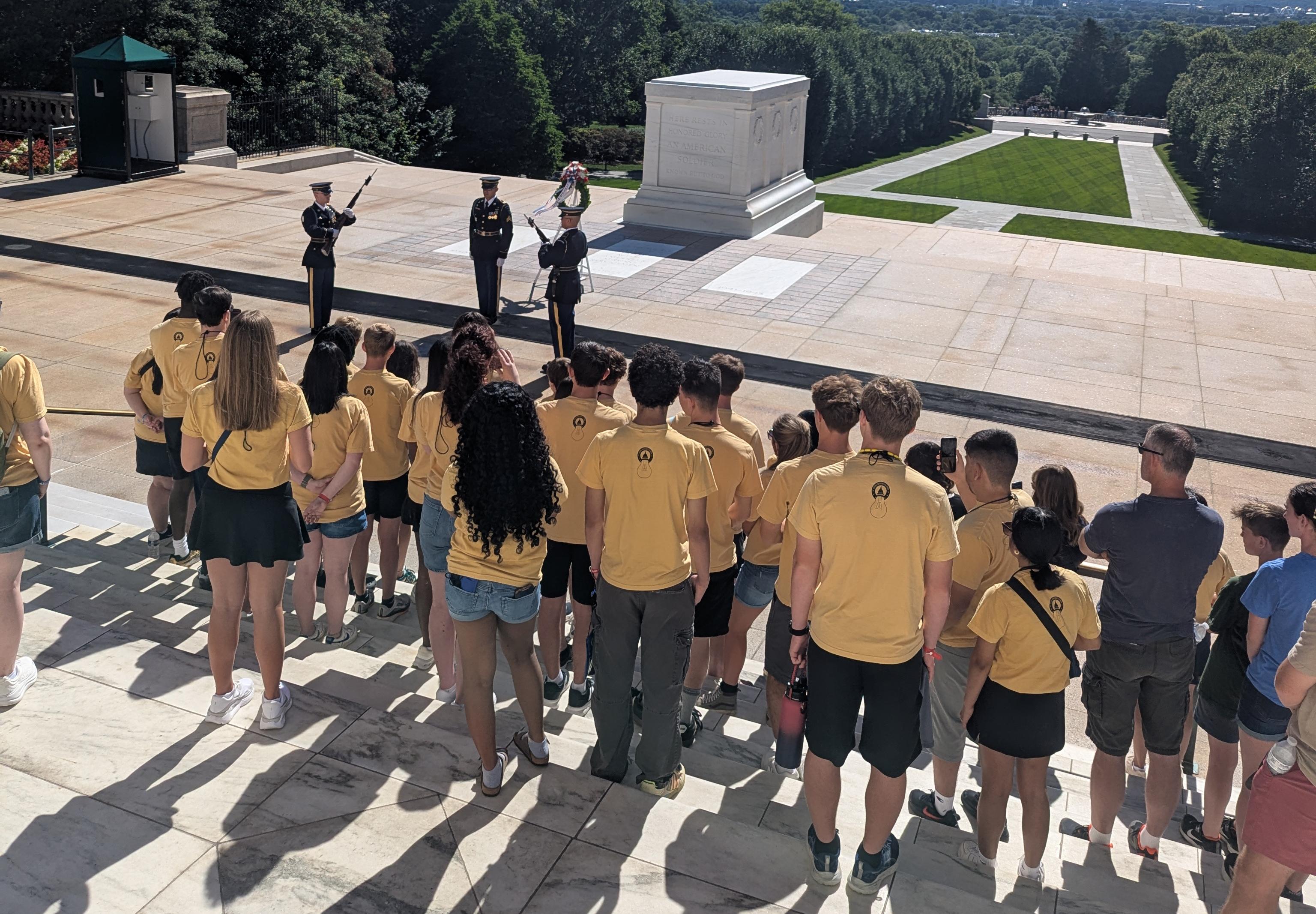 Youth Tour participants tour Washington D.C.