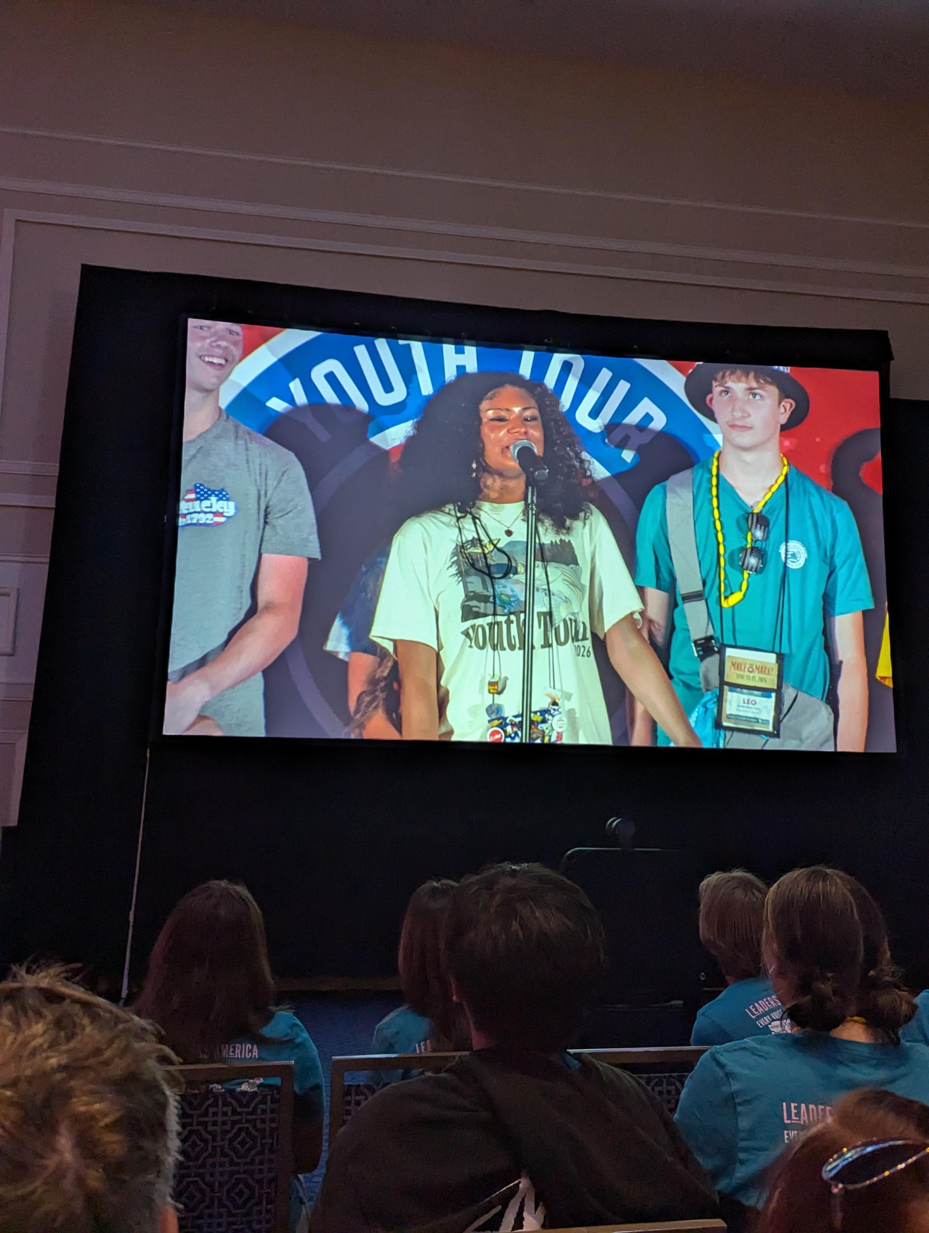 Youth Tour opening ceremony