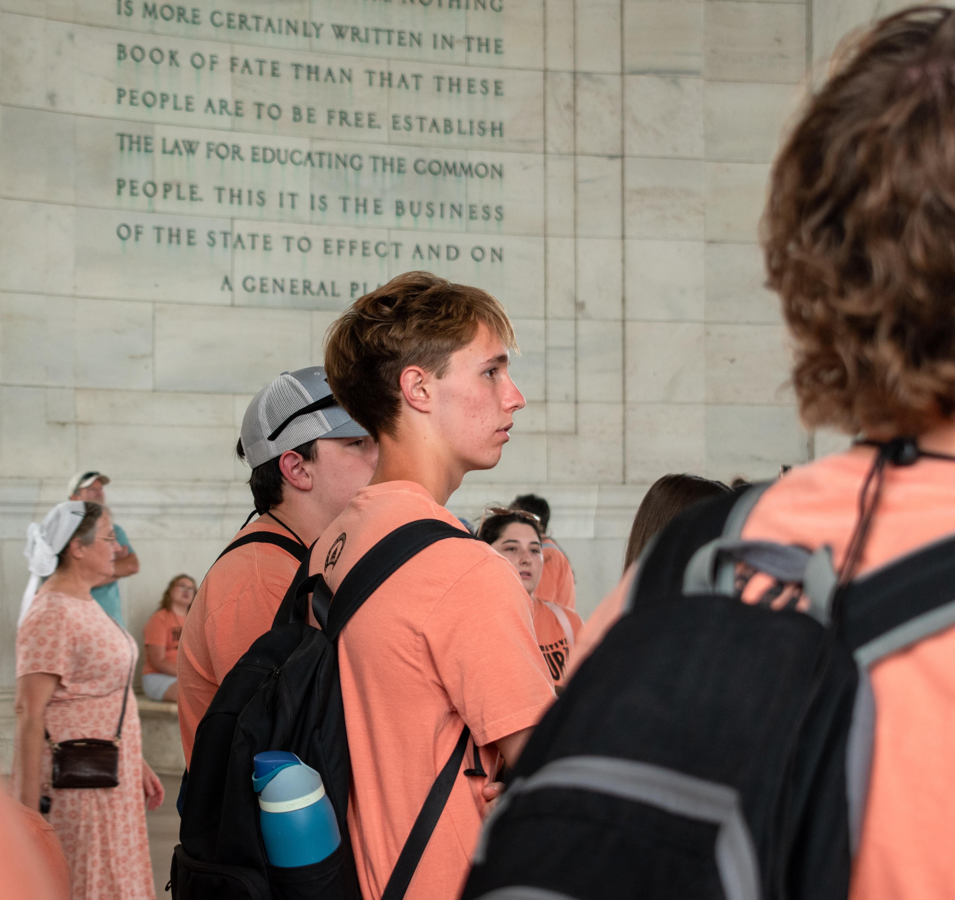 Youth Tour participants tour Washington D.C.