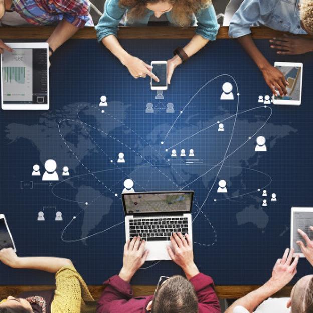 group of public relations staff